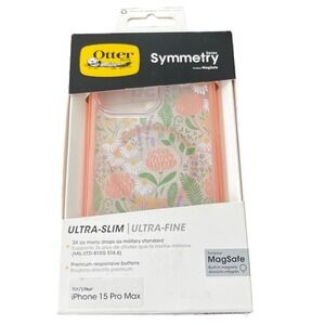 OtterBox Symmetry Series MagSafe Case‎ iPhone 15 Pro Max Floral Clear 77-94153